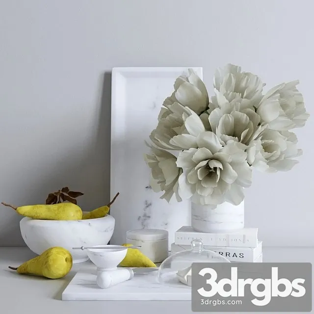 Decorative set for the kitchen  3D Model Free