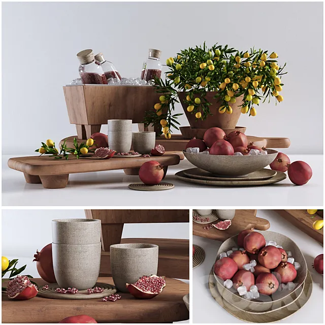 Decorative set for the kitchen # 5 Free Download