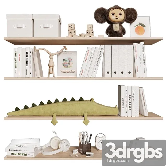 Decorative Set For The Nursery 9 3D Model Free