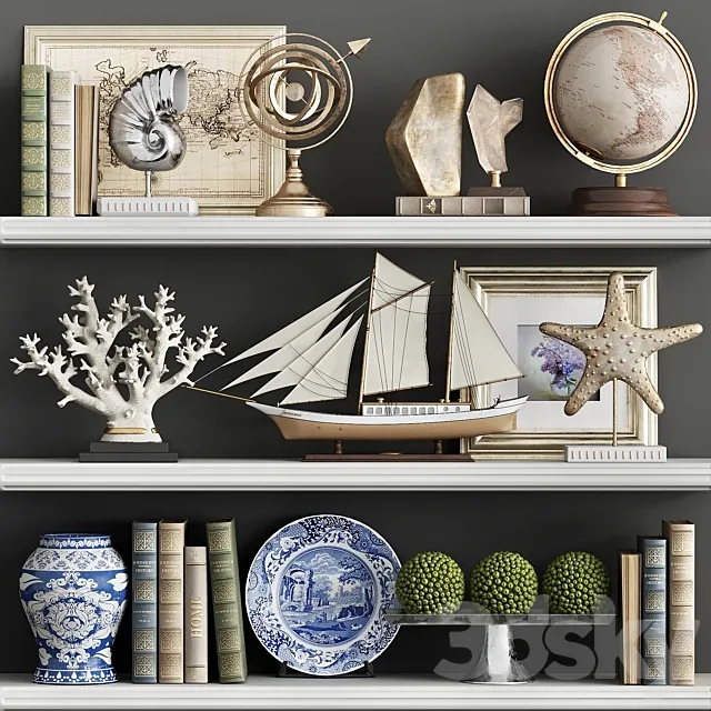 Decorative Set FR09 3D Model