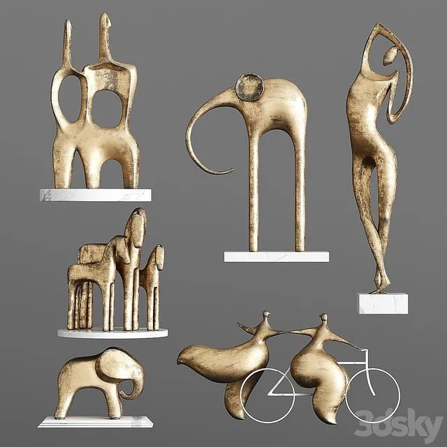 Decorative Set FR13 3D Model