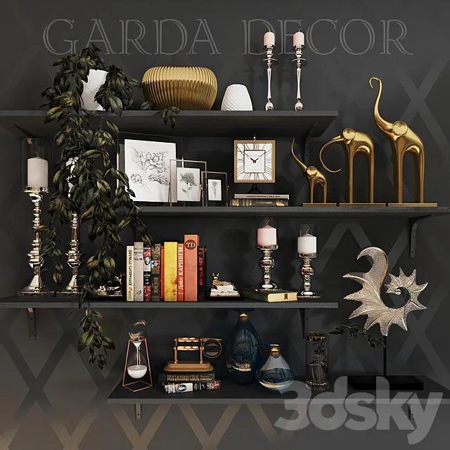 Decorative Set GARDA DECOR 3DModel