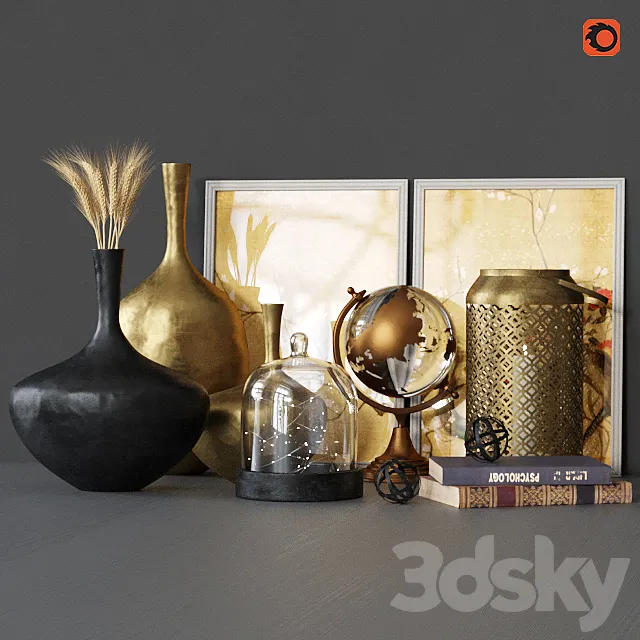 Decorative Set Gold Free Download