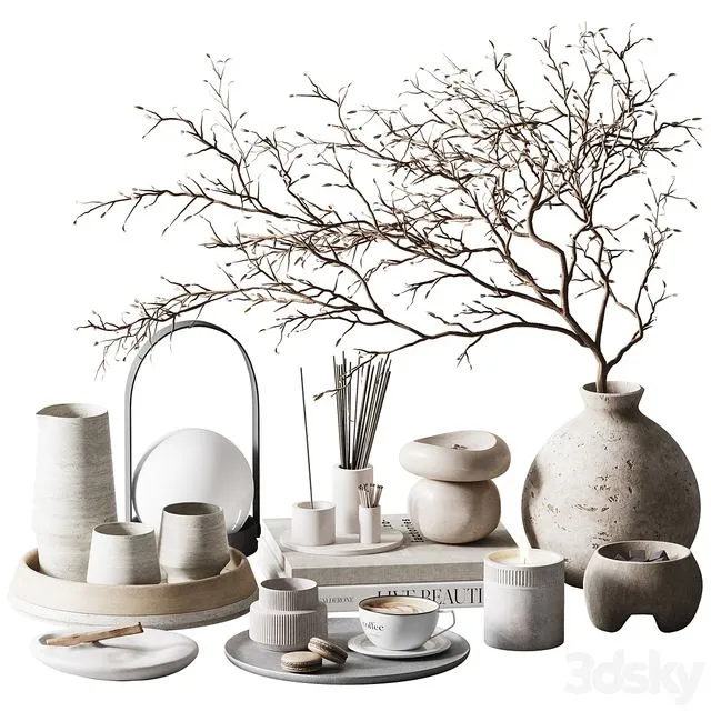 Decorative set H105 3D Model