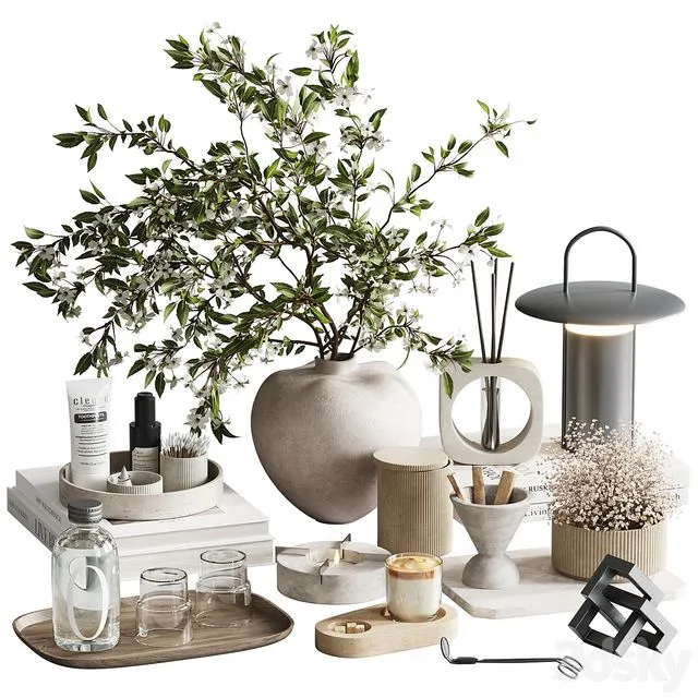 Decorative set H120 3D Model