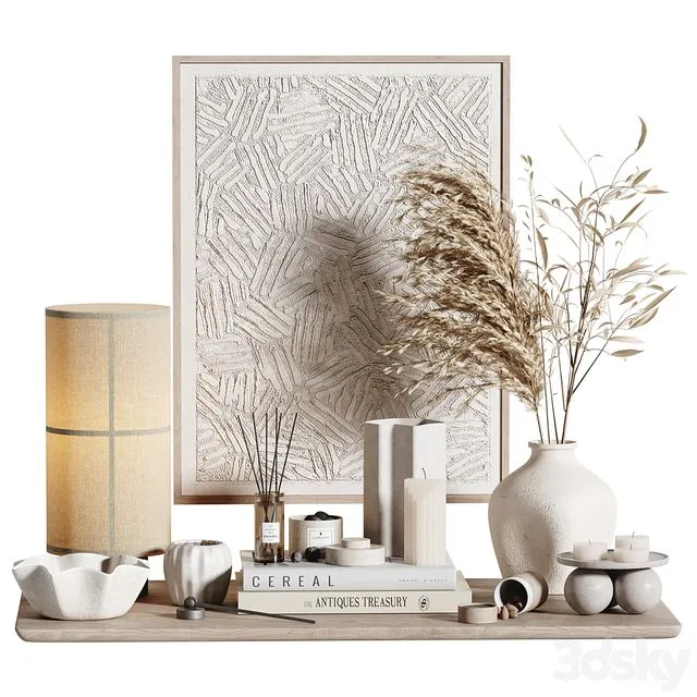 Decorative set H87 3D Model