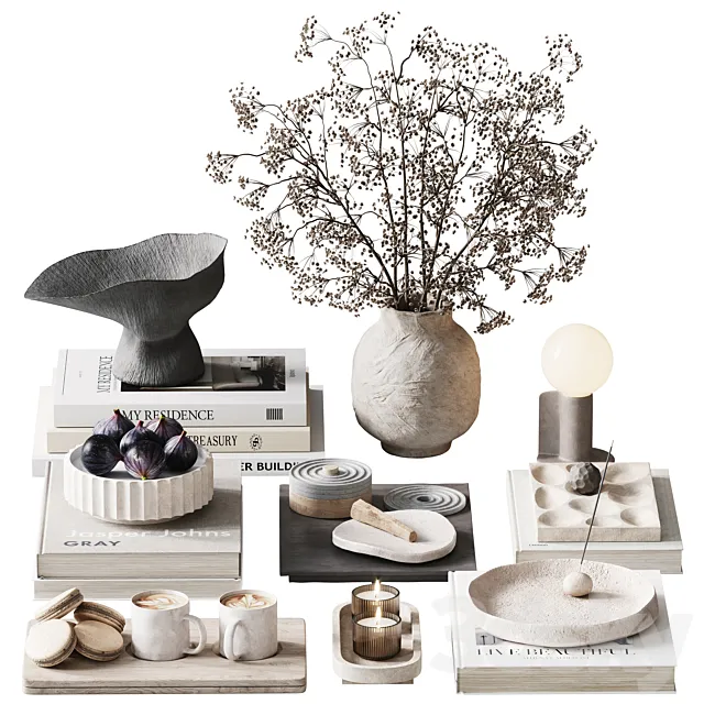 Decorative set H95 3D Model