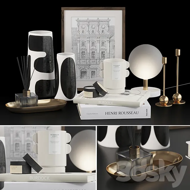 Decorative set H&M with Franca NYC Vases Free Download