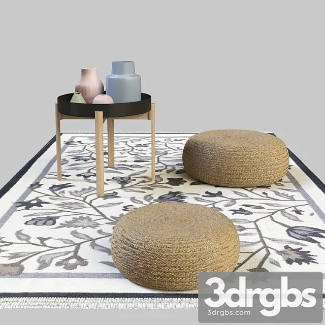 Decorative set ikea 3D Model Free