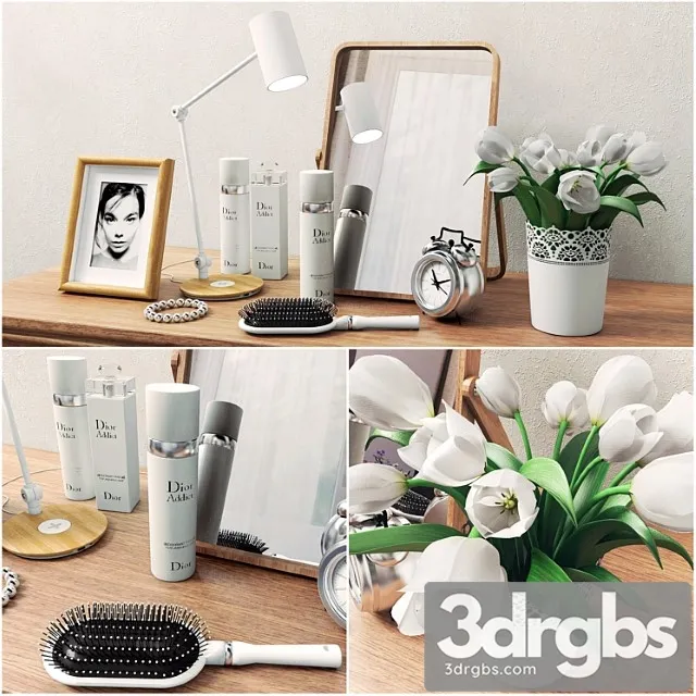 Decorative Set Ikea Style 3D Model Free