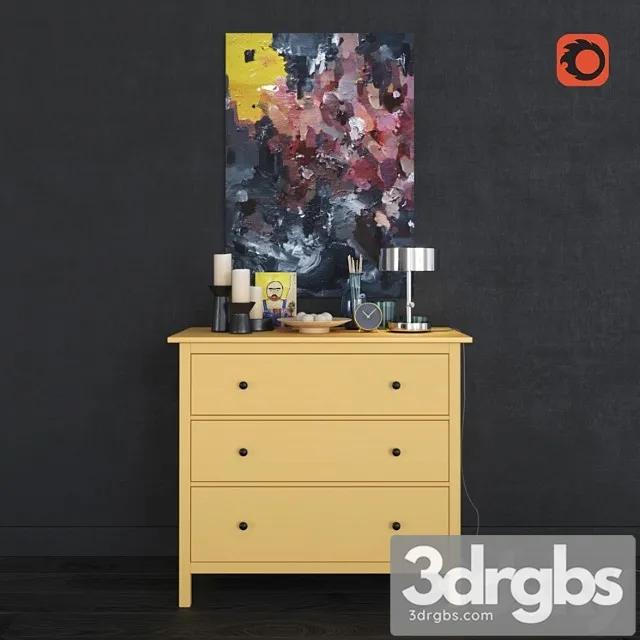 Decorative set ikeya 3D Model Free