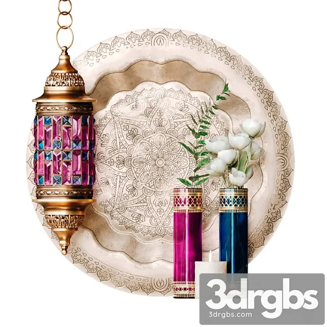 Decorative set in Moroccan style Free Download