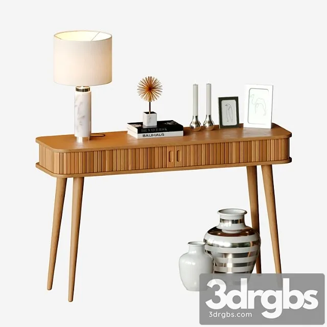Decorative set in scandinavian style 3D Model Download