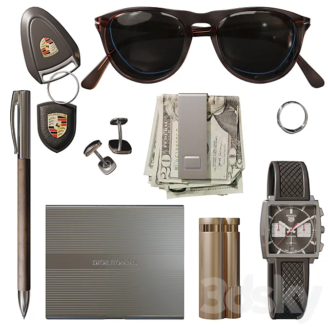 Decorative set in the hallway 3DModel