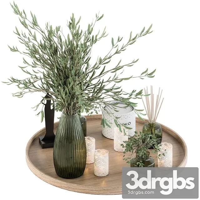 Decorative set in tray – set 49