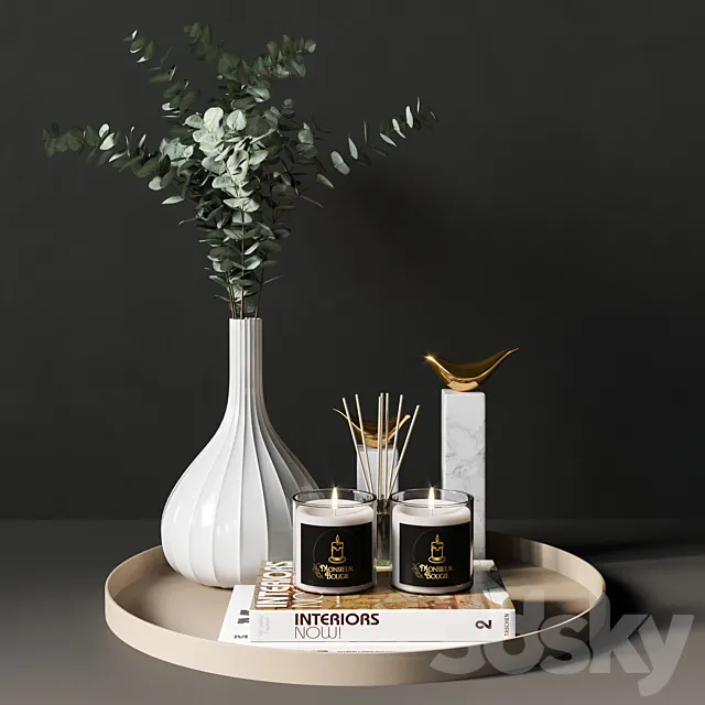 Decorative set interior 18 3DModel