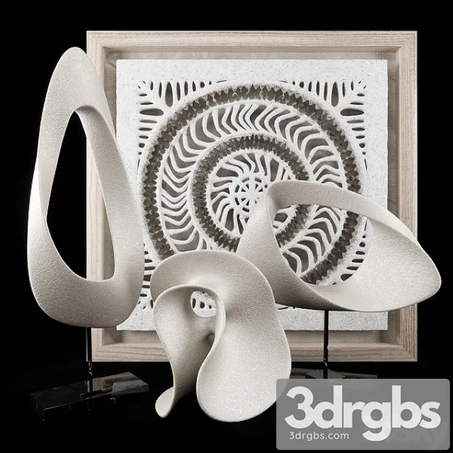 Decorative Set LaRedoute 3D Model Free