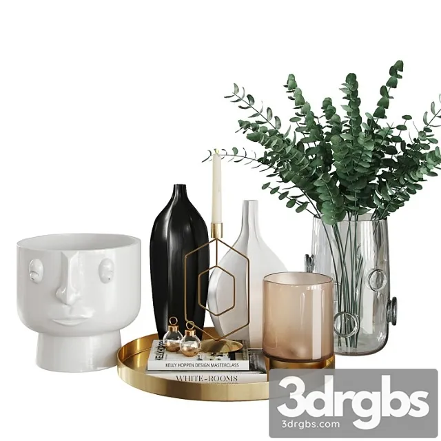 Decorative set Laredute 3D Model Free