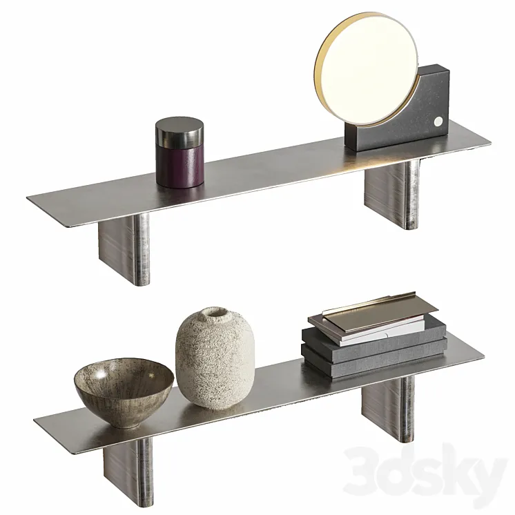 decorative set Leibal 3D Model Free