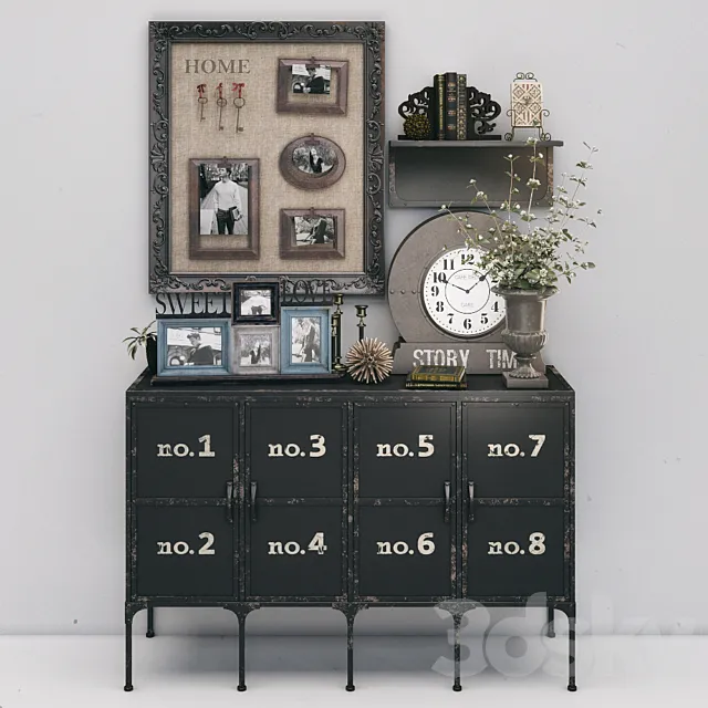 Decorative set LOFT 3DModel