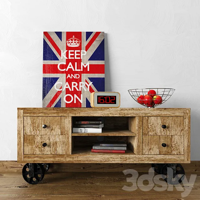 Decorative set "Loft designe" 3D Model