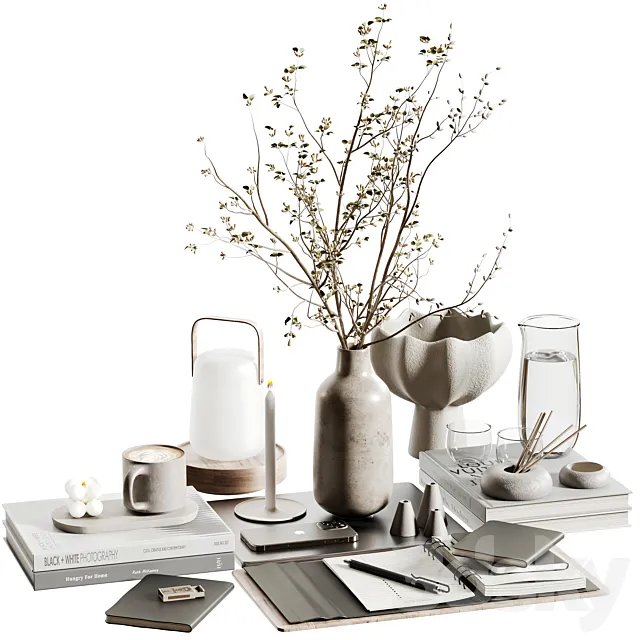 decorative set N09 3D Model