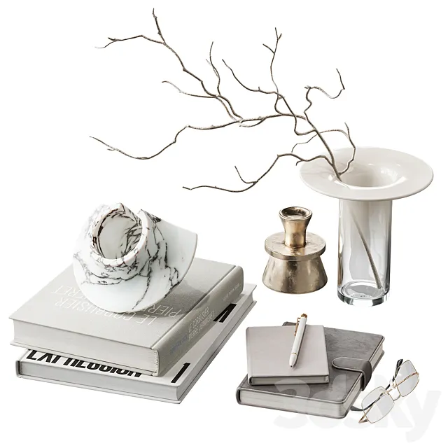 Decorative set NG17 3D Model