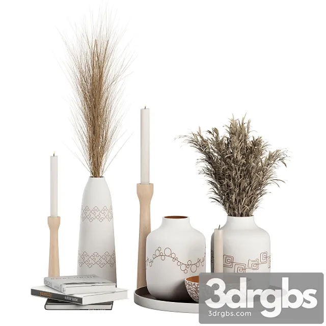 Decorative Set No 21 3D Model Download