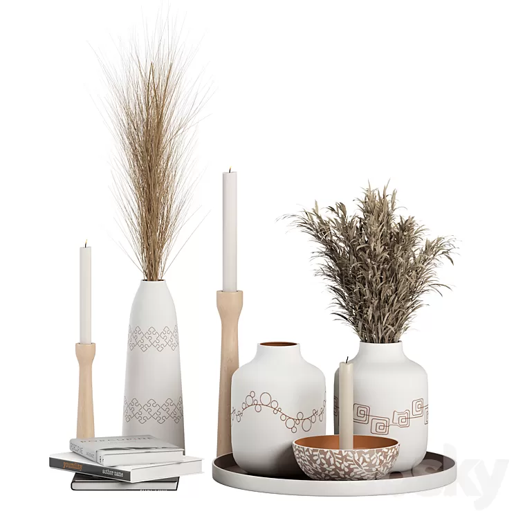 Decorative Set No.21 3D Model