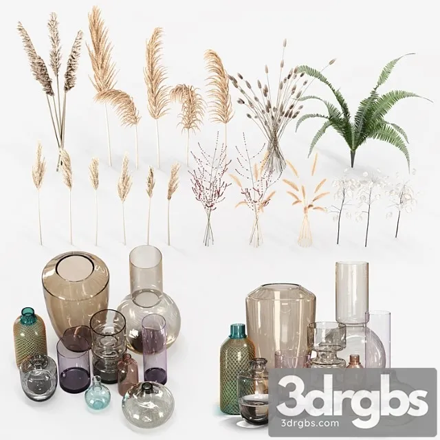 Decorative Set No3 3D Model Download