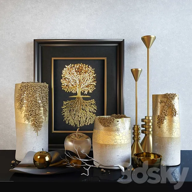Decorative set: Noble gold Free Download