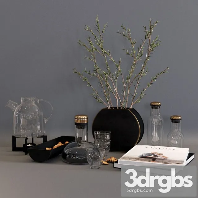 Decorative set Norm architects decor set 3D Model Free
