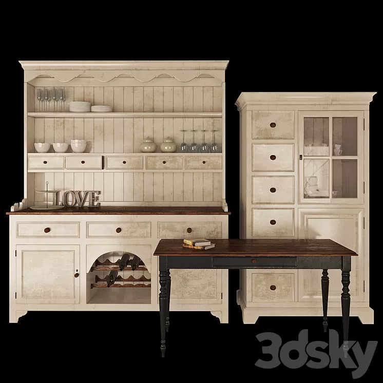 Decorative set number 6 \/ Decorative set № 6 3D Model