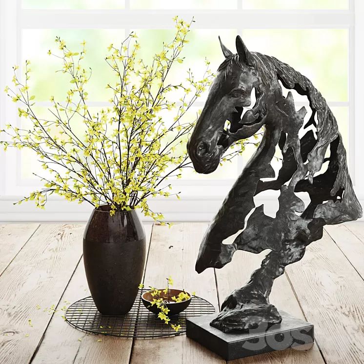 Decorative set of 6 3D Model