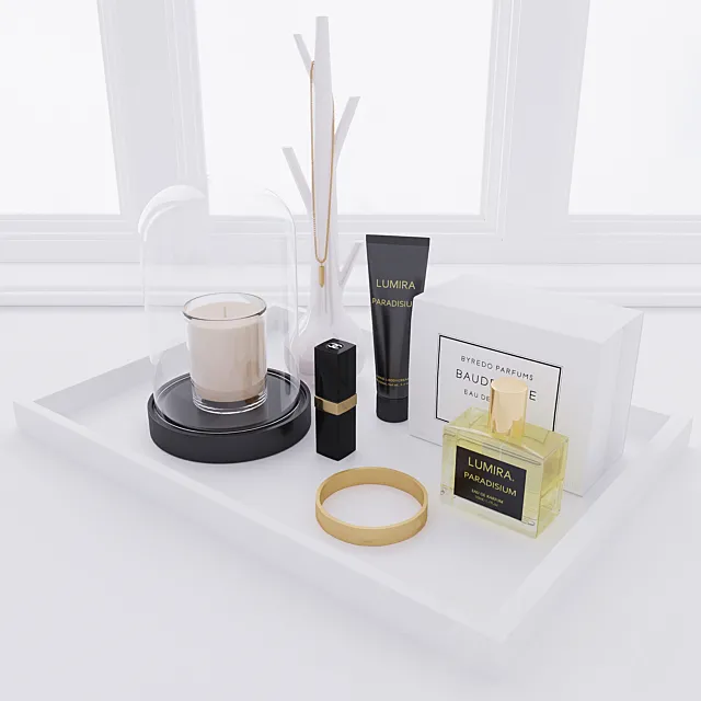 Decorative set PARFUME 3D Model