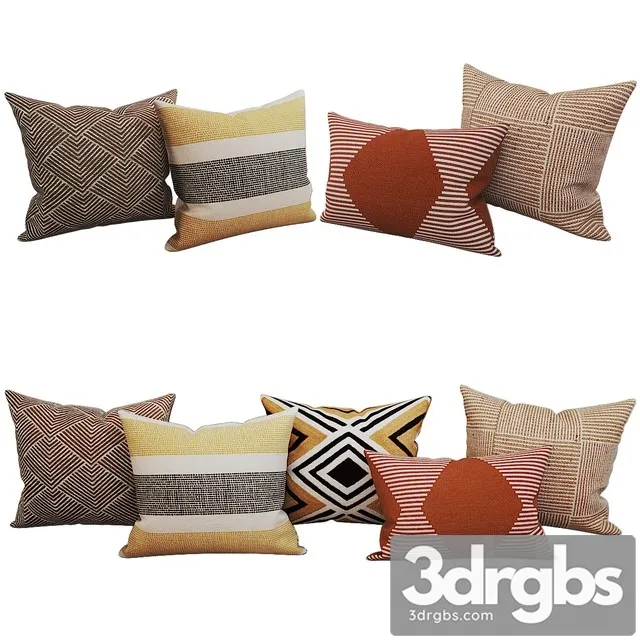 Decorative Set Pillow 26 3D Model Free