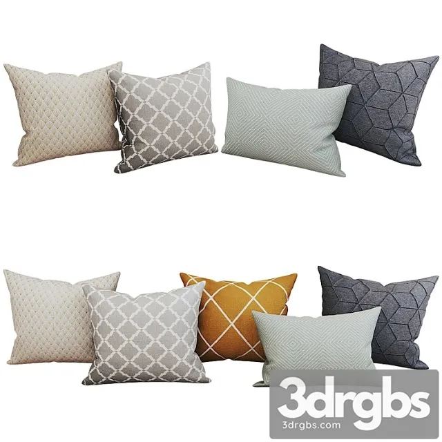 Decorative Set Pillow 27 3D Model Free