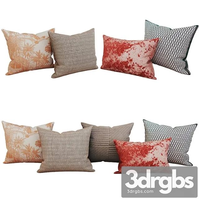 Decorative Set Pillow 31 3D Model Free