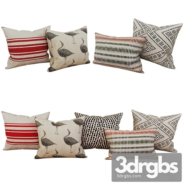 Decorative Set Pillow 40 3D Model Download
