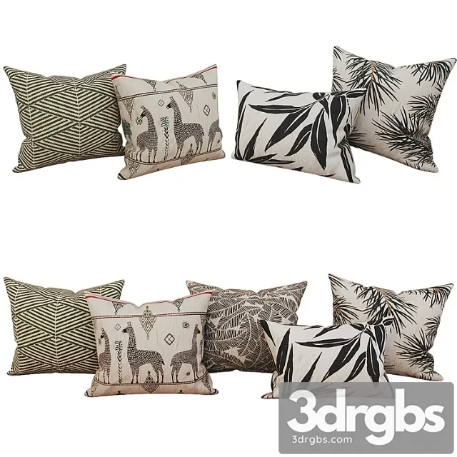Decorative Set Pillow 42 3D Model Download