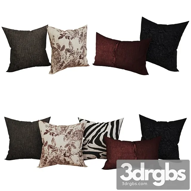 Decorative Set Pillow 53 3D Model Download