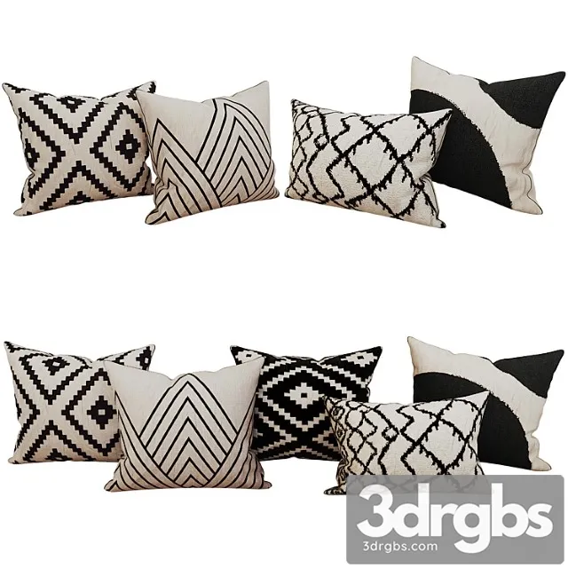 Decorative Set Pillow 8 3D Model Download