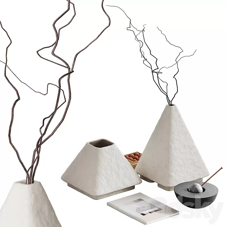 Decorative set Pyramid 3D Model Free Download