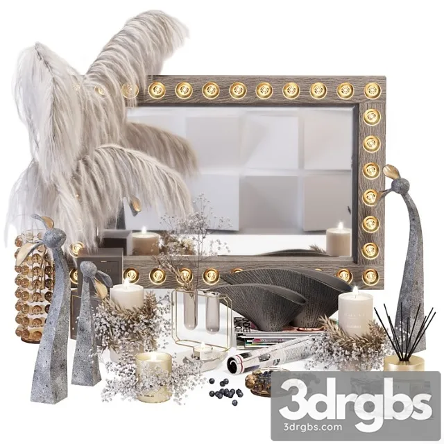 Decorative set rabbit 3D Model Free