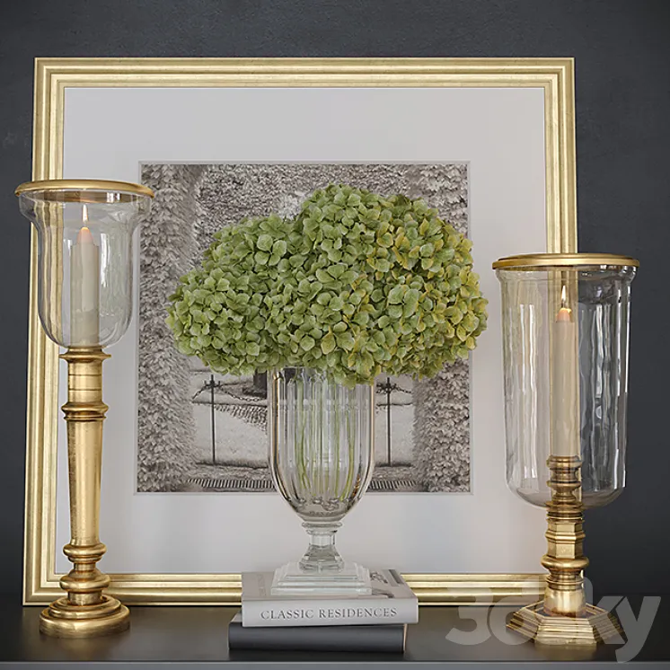Decorative set Ralph Lauren Home 3D Model Free