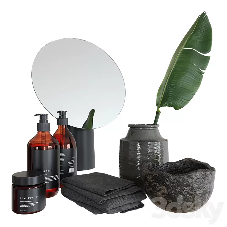 Decorative set Real World 3D Model