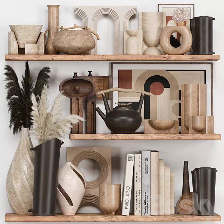 Decorative Set Rustic style 08