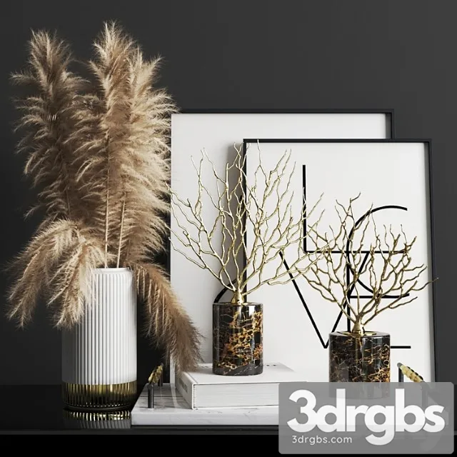 Decorative set Set1038 3D Model Free