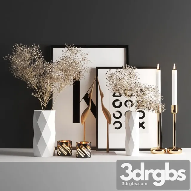 Decorative set Set414 3D Model Free