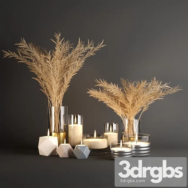 Decorative set Set745 3D Model Free